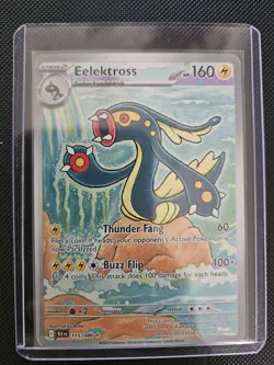 Pokemon Eelektross 115/086 Sv: Black Bolt Illustration Rare Holo Stage 2 English - Image 3