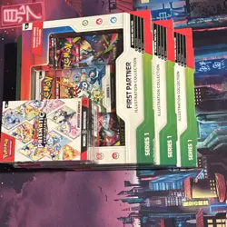 Pokemon TCG First Partner Illustration Collection Box Series 1 Plus Prismatic - Image 1