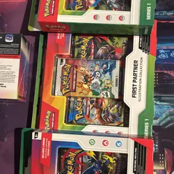 Pokemon TCG First Partner Illustration Collection Box Series 1 Plus Prismatic - Image 5
