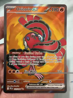 Oricorio ex 110/094 Ultra Rare Phantasmal Flames Pokemon Near Mint - Image 1