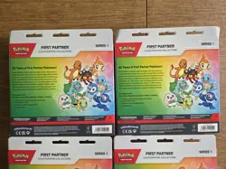 Pokemon First Partner Illustration Collection 1st Series Box Lot of 4 - Image 5