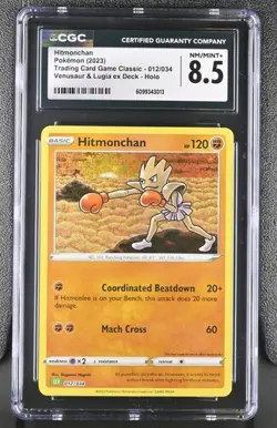 Hitmonchan *CGC 8.5* Holo *Classic Collection* #12 * Pokemon - Image 1
