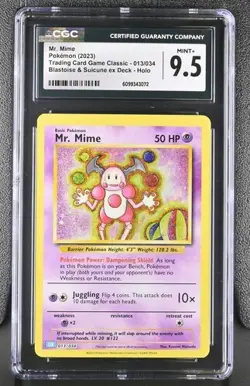 Mr. Mime *CGC 9.5* Holo *Classic Collection* #13 * Pokemon - Image 1