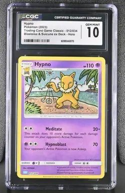 Hypno *CGC 10* Holo *Classic Collection* #12 * Pokemon - Image 1