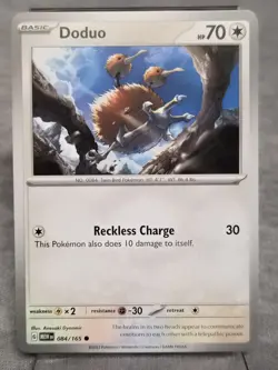 Doduo 84/165 Scarlet & Violet 151 Common Pokemon TCG 2023 - Image 1