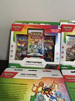 Pokemon TCG - First Partner Illustration Collection Box Series 1 - Sealed 4 Pack - Image 4