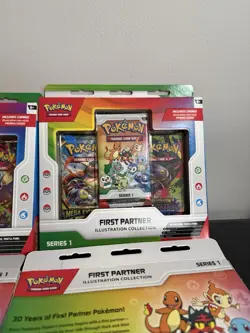Pokemon TCG - First Partner Illustration Collection Box Series 1 - Sealed 4 Pack - Image 5