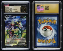 Full Art Serperior V Pokemon Sword Shield Silver Tempest Trainer Gallery CGC 10 - Image 3