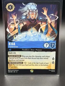 Disney Lorcana | Wilds Unknown | Legendary | Kida Crystal Scion - Image 3