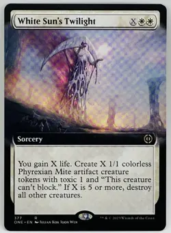 MTG White Sun's Twilight (Extended Art) Phyrexia: All Will Be One Regular - Image 1