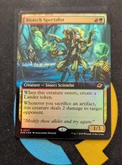 Biotech Specialist Foil Extended Art Rare Edge of Eternities EOE 347 MTG - Image 1