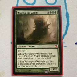 Worldspine Wurm Return to Ravnica Regular - Image 1