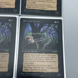 1996 Magic: The Gathering Alliances Krovikan Horror #53 NM X4 - Image 2