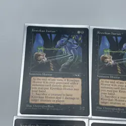 1996 Magic: The Gathering Alliances Krovikan Horror #53 NM X4 - Image 4