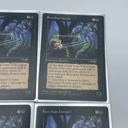 1996 Magic: The Gathering Alliances Krovikan Horror #53 NM X4 - Image 5