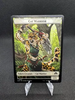 Cat Warrior Token Modern Horizons 3 Regular - Image 1