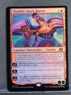 Chandra, Spark Hunter; Foil; Aetherdrift - Image 1