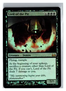 FOIL Lord of the Pit Duel Decks: Divine vs. Demonic - MTG Magic the Gatheri - Image 1