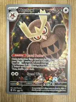 Noctowl - SVP141 - Pokemon Scarlet & Violet Promo Ultra Rare Holo NM - Image 1