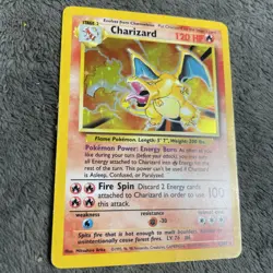 Pokemon TCG Base Set Charizard 4/102 Pokemon Card English 1999 Played - Image 5