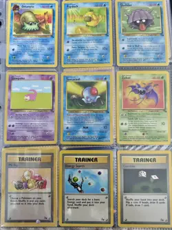 Pokemon WOTC Complete Fossil Non-Holo Set! All 47 Non-H cards! 25+ toploaders - Image 5