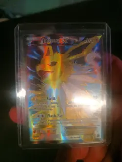 Pokemon TCG Jolteon-EX Promo Card 28a/83 Holo Full Art - Image 1