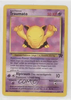 Drowzee German Pokemon Team Rocket #54 2000 0b3 - Image 1