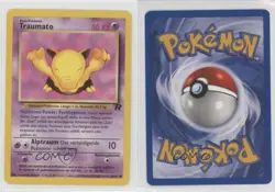 Drowzee German Pokemon Team Rocket #54 2000 0b3 - Image 3