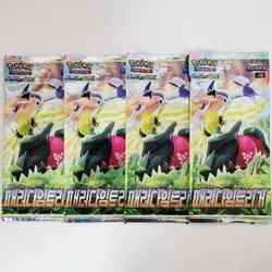 4 Packs Paradigm Trigger Pokemon Card Booster Silver Tempest S12 Korean Unopened - Image 1