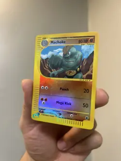 Machoke - 85/165 - Pokemon Expedition Reverse Holo Rare Card NM - Image 3