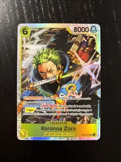 Roronoa Zoro ST29-014 Parallel Starter Deck Promo One Piece Card English - Image 1