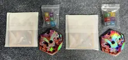 2 Sets Of Lorcana Fabled Trove Box Contents - Card Dividers, Dial, Dice - Image 2