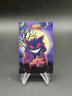 Gengar Cubone Cracked Ice Pokemon Halloween Database Card 92 Peru - Image 1