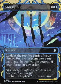 Stock Up, 24, SOA, Secrets of Strixhaven: Mystical Archive, U, Foil - Image 1