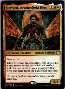 Gerrard, Weatherlight Hero 41 - Commander 2019 NM - Magic: The Gathering TCG - Image 1