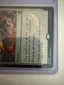 MTG surge foil Vanquish the Horde, sorcery, TMNT commander #0045 - Image 4