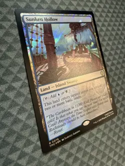 MTG Sunken Hollow #0076 Surge Foil Rare Commander: TMNT (TMC) - Image 2