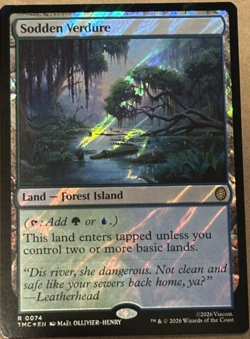 MTG Teenage Mutant Ninja Turtles Eternal-Legal, Sodden Verdure - Surge Foil - Image 1