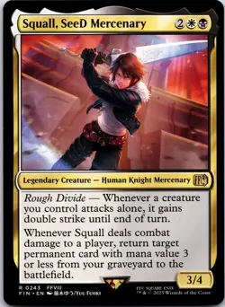 Squall, SeeD Mercenary 243 Rare FINAL FANTASY Magic: The Gathering Near Mint - Image 1