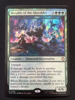 MTG: Teenage Mutant Ninja Turtles ~ Heralds of the Shredder (Rare) SURGE FOIL - Image 1