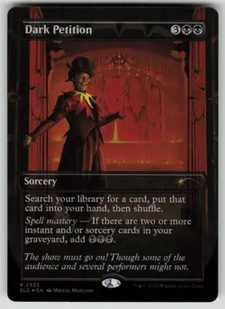 Dark Petition Holo Rare Secret Lair Drop Series 2525 MTG Near Mint - Image 1