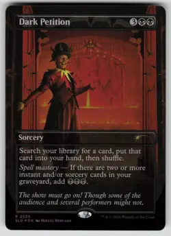 Dark Petition Foil Rare Secret Lair Drop Series 2525 MTG Near Mint - Image 1