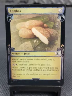 MTG - Lord of the Rings: Middle Earth - LOTR - Lembas - FOIL - Showcase Scrolls - Image 1