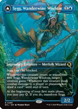 Sygg, Wanderwine Wisdom (Borderless) (ECL-288) - rare Near Mint - Image 1
