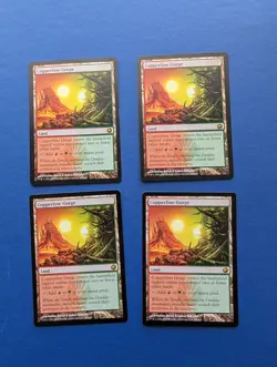 MTG Copperline Gorge X4: Scars of Mirrodin #225 – NM-MT - Image 1