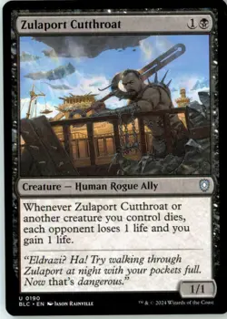 Zulaport Cutthroat 190 Uncommon Commander: Bloomburrow Near Mint - Image 2