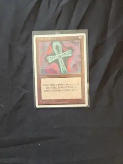 MTG Ankh of Mishra, 4th Edition Core Set, RARE, EX Cond. 1995 - Image 1