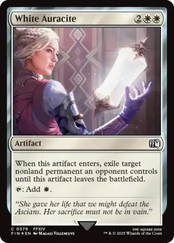 White Auracite Surge Foil - FIN 0579 NM - MTG Magic - Image 1