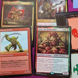 Advanced Beginner Magic Commander Deck -Wort the Raidmother's GOBLINS Tribal Fun - Image 1