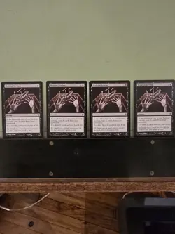 MTG 4X ODYSSEY SKELETAL SCRYING NM ENGLISH MAGIC THE GATHERING UNCOMMON BLACK - Image 1